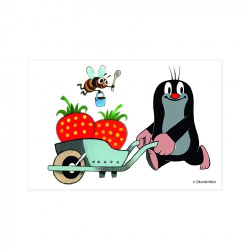 Dino Drevené kocky kubus Krtko 6 ks