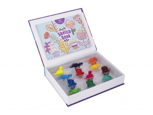 Tookyland Kreatívna sada Prvé voskovky 2v1 Dinosaurus