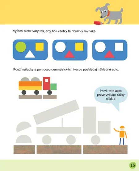 Koliesko JAR – hravé úlohy s nálepkami