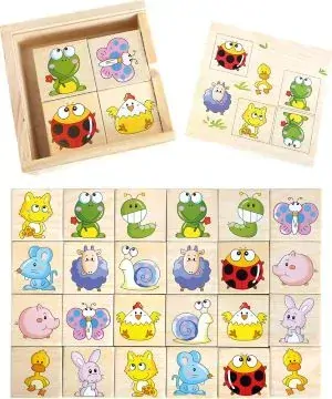 Bino Drevené pexeso Zvieratká