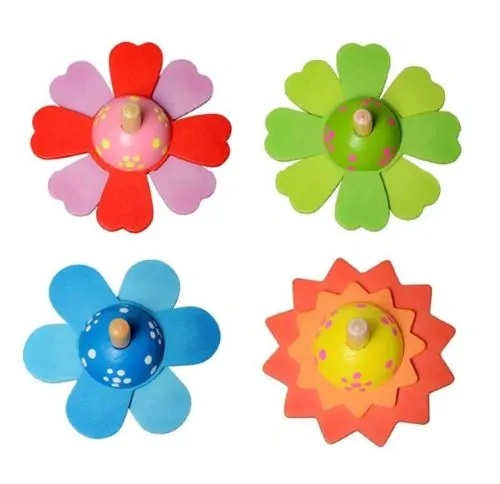 Goki Drevený vĺčik Kvietok 1 ks