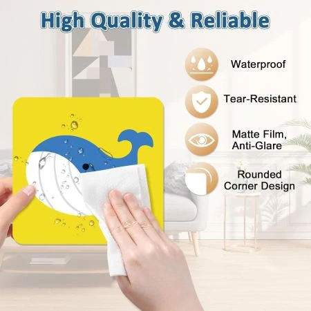 Montessori Kontrastné čiernobielo červené karty 3-6 mes.