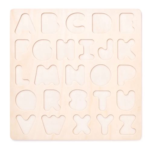 Woody Puzzle ABC - písmená na doske