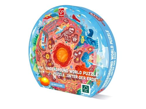 Hape Puzzle Podzemný svet LED