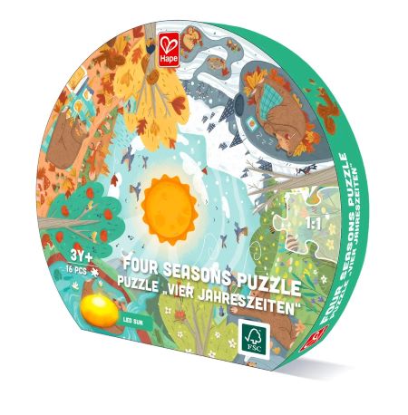 Hape Puzzle Štyri ročné obdobia LED