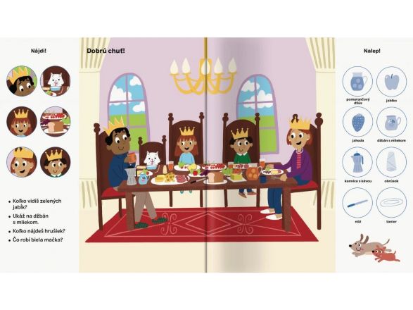 101 vecí na hľadanie a nalepovanie - Princezné