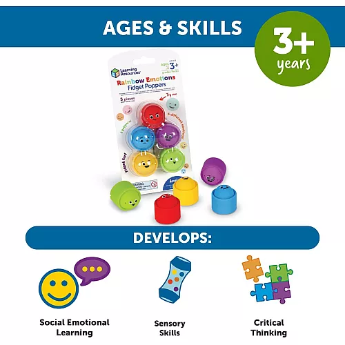 Learning Resources Dúhové emócie Pop It