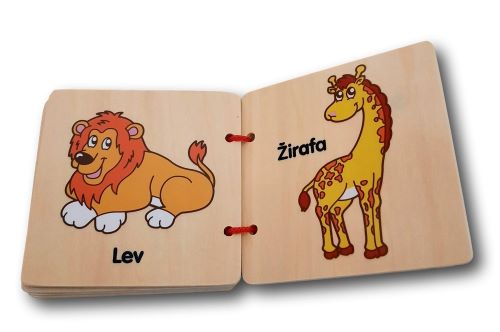 Viga Moja prvá drevená knižka ZOO CZ