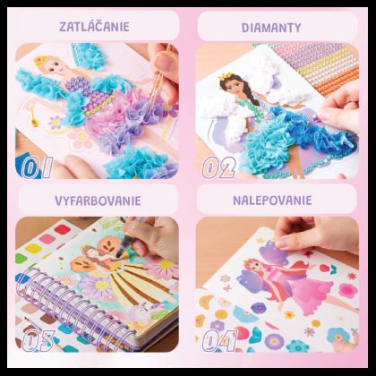 Jar Melo Fashion kreatívna kniha Dreamy Fairy