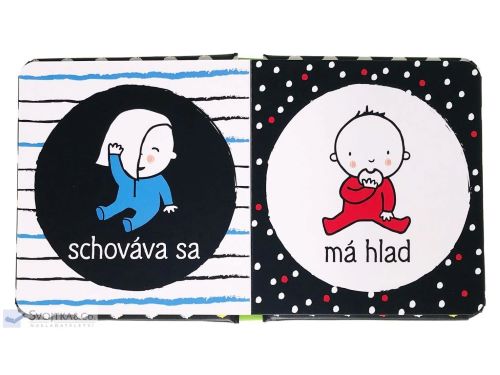 Prvá čiernobiela knižka pre bábätko Bábätká
