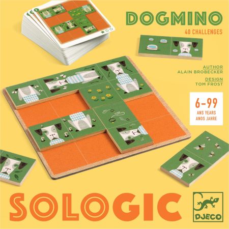 Djeco Sologic: Dogmino - domino Psy