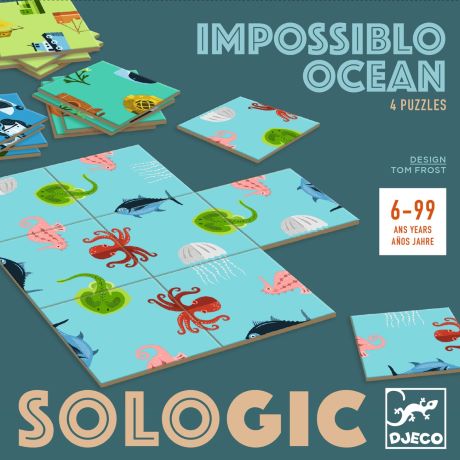Djeco Sologic: Hlavolam Oceán Impossible - takmer nevyriešiteľný