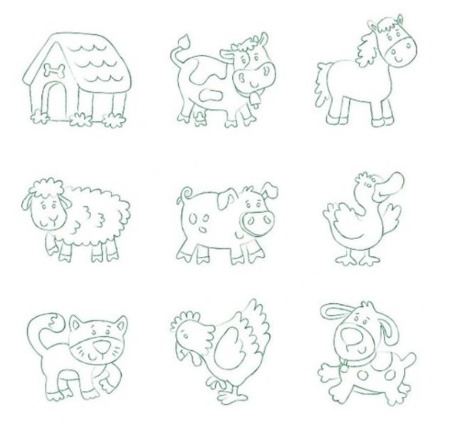 Woody Pečiatky Domáce zvieratká