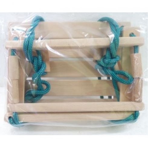 Wiky Drevená hojdačka prírodná 3v1