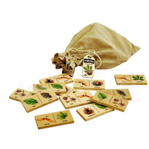 Lesní svět Edukačné domino Stromy