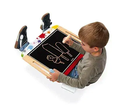 Janod drevená magnetická tabuľa Splash obojstranná