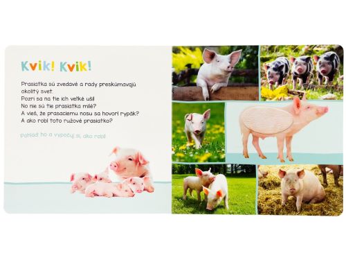 Leporelo Zvieratká z farmy - Počúvaj, kto to môže byť?
