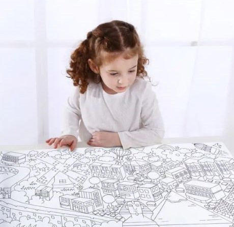Tookyland Maxi maľovanka v rolke 6 m Mestá sveta