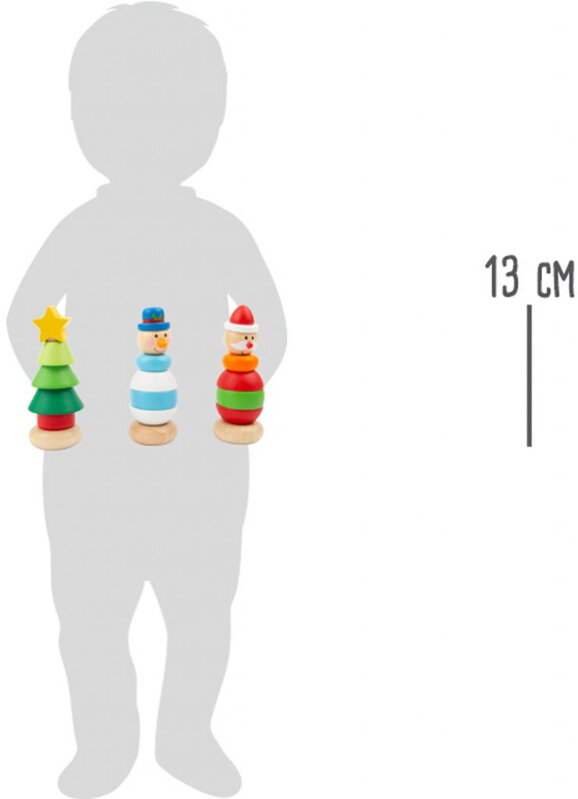 Small Foot Vianočná nasadzovacia figúrka 1 ks