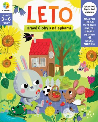 Koliesko Sada zošitov JAR, LETO, JESEŇ, ZIMA – hravé úlohy s nálepkami