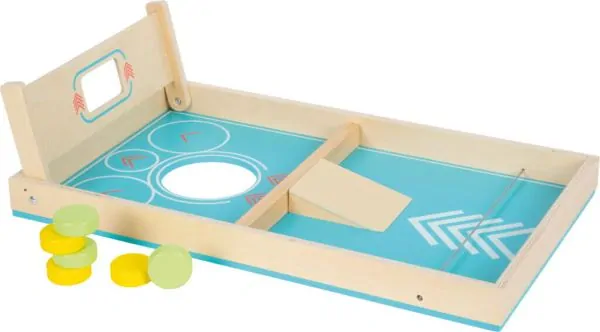 Small Foot Drevená hra Cornhole a stolný hokej 2v1
