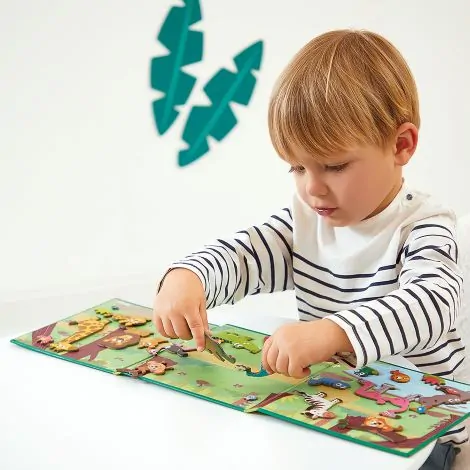 Janod Magnetická kniha Magnetistories Africké zvieratká