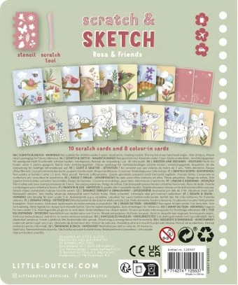 Little Dutch Kniha stieracia Rosa & Friends