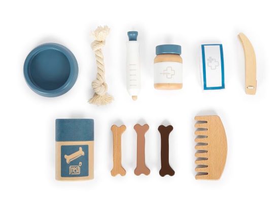 Small Foot Plyšový pes s opatrovateľskou sadou