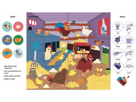 101 vecí na hľadanie a nalepovanie - Domáci maznáčikovia