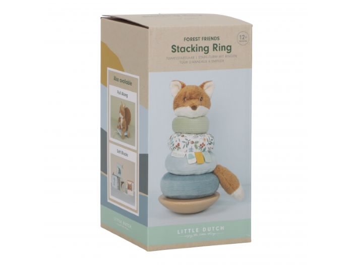 Little Dutch Nasadzovacie krúžky Forest Friends