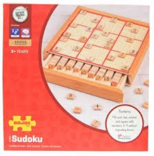 Bigjigs Toys Drevené sudoku
