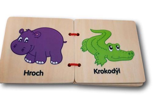 Viga Moja prvá drevená knižka ZOO CZ