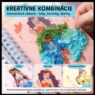 Jar Melo Fashion kreatívna kniha Magic Princesses