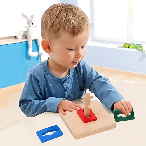 Montessori Farebné obdĺžniky - nasaď a toč