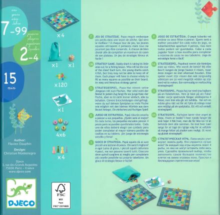 Djeco Fish'n Shark - stolová strategická hra