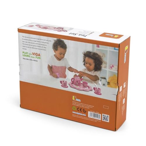 Viga Drevená čajová súprava s táckou - jemne preliačený obal