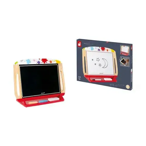 Janod drevená magnetická tabuľa Splash obojstranná