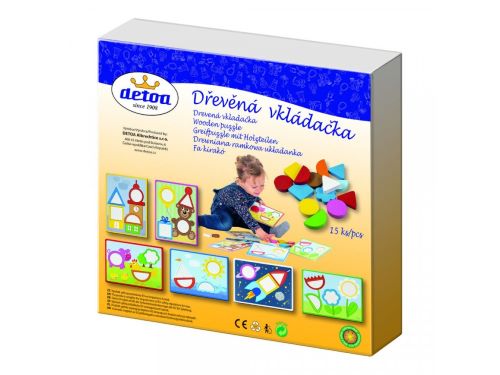 Detoa Drevená skladačka