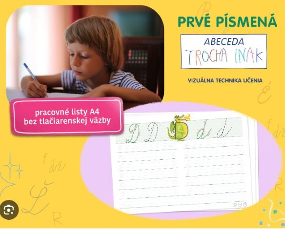 TROCHA INAK Prvé písmená – pracovné listy na nácvik písania