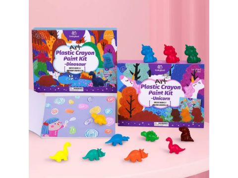 Tookyland Kreatívna sada Prvé voskovky 2v1 Dinosaurus