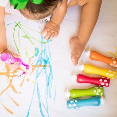 Djeco Farby v tube s penovým hrotom