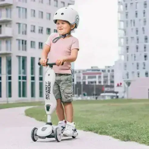 Scoot & Ride Odrážadlo kolobežka 2v1 Highwaykick 1 ash