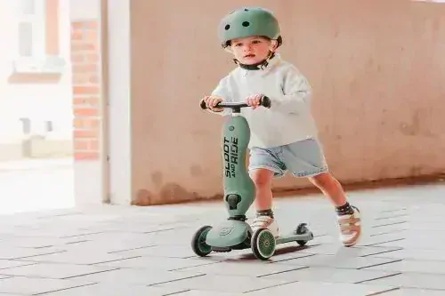 Scoot & Ride Odrážadlo kolobežka 2v1 Highwaykick 1 forest