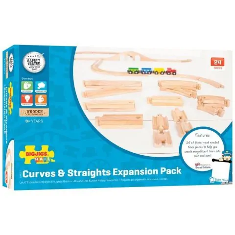 Bigjigs Rail Drevené koľaje set 24 ks