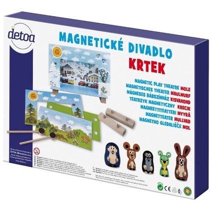 Detoa Detské divadlo magnetické - Krtko
