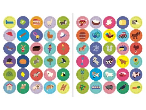 101 vecí na hľadanie a nalepovanie - Zvieratá na farme