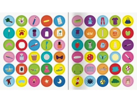 101 vecí na hľadanie a nalepovanie - Princezné