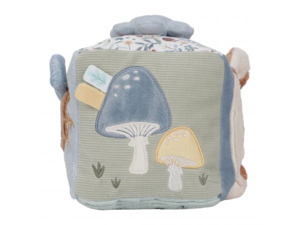 Little Dutch Kocka textilná s aktivitami Forest Friends