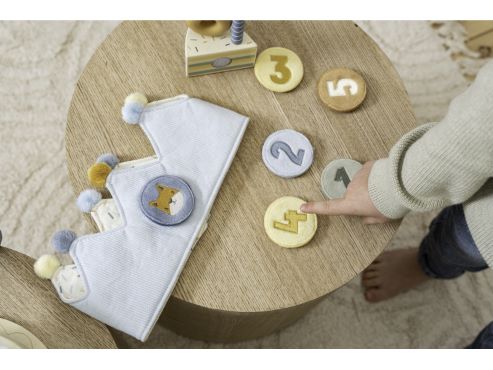 Little Dutch Narodeninová korunka s číslami Blue