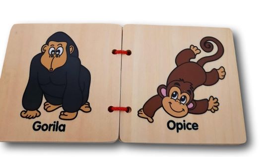 Viga Moja prvá drevená knižka ZOO CZ